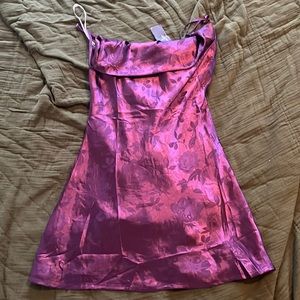 NWT Purple Silky Lulu’s mini dress